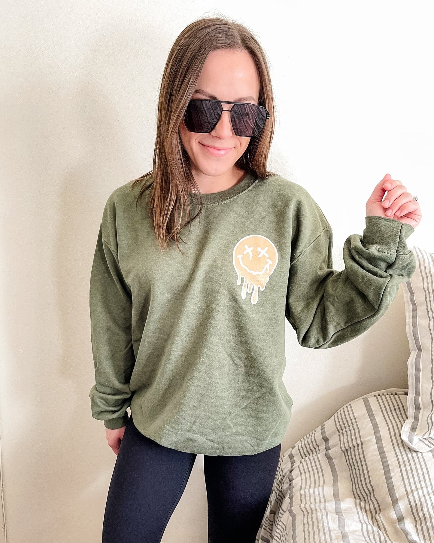 It's Fine Sweatshirt - Military Green