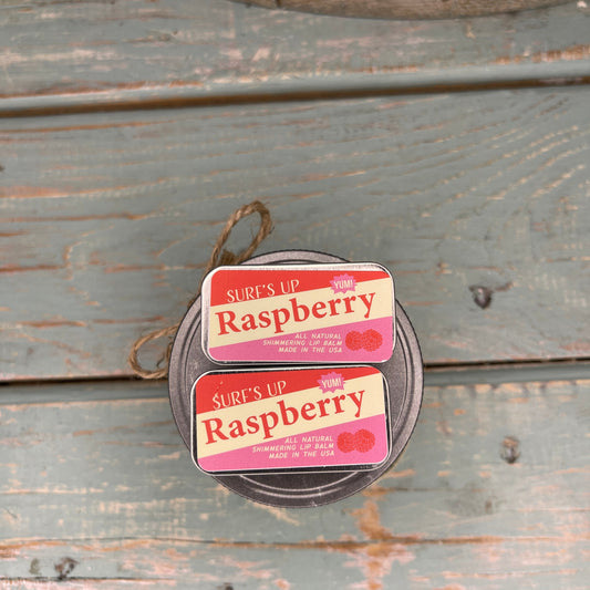 Raspberry Shimmering Lip Balm - Pack of 2