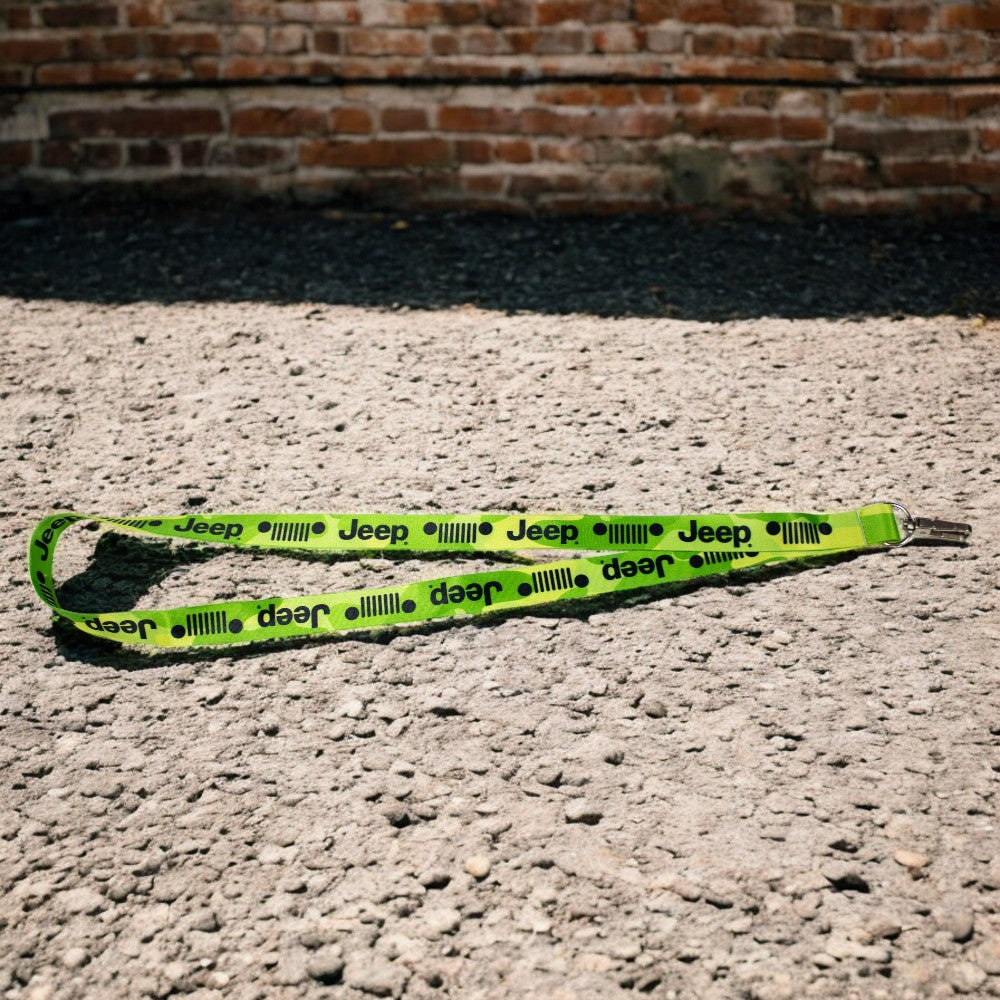 Lanyard - Jeep Gecko Green Camo