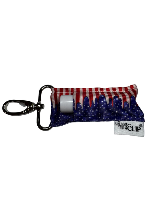 Dripping Patriotism LippyClip® Lip Balm Holder