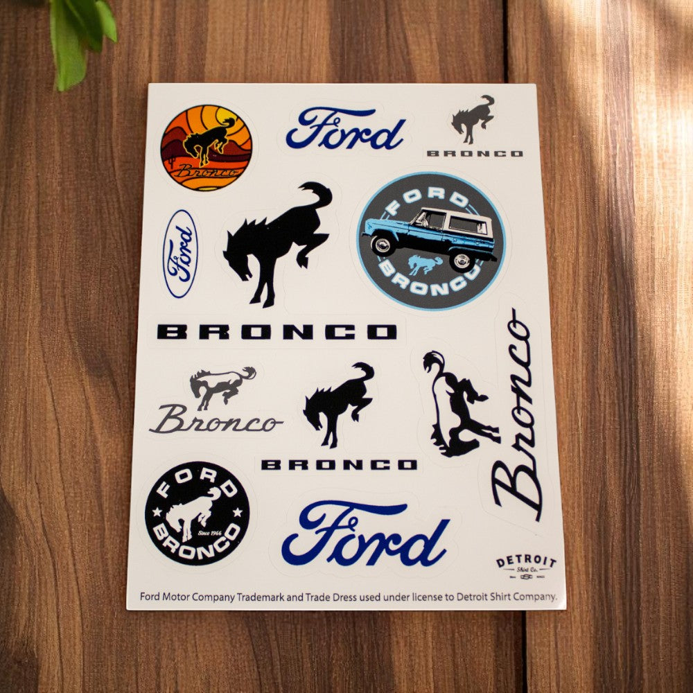 Sticker - Ford Bronco - Sheet