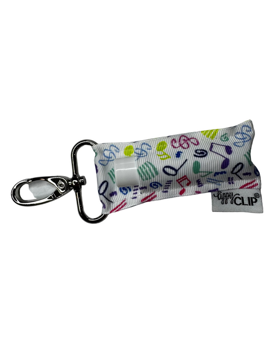 Music Notes LippyClip® Lip Balm Holder