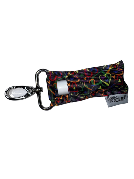 Rainbow Heart Explosion LippyClip®