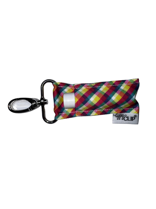 Rainbow Plaid LippyClip®
