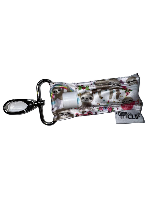 Playful Sloth LippyClip® Lip Balm Holder