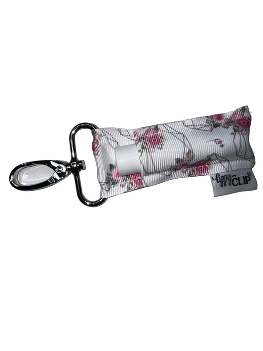 Geometric Roses LippyClip® Lip Balm Holder