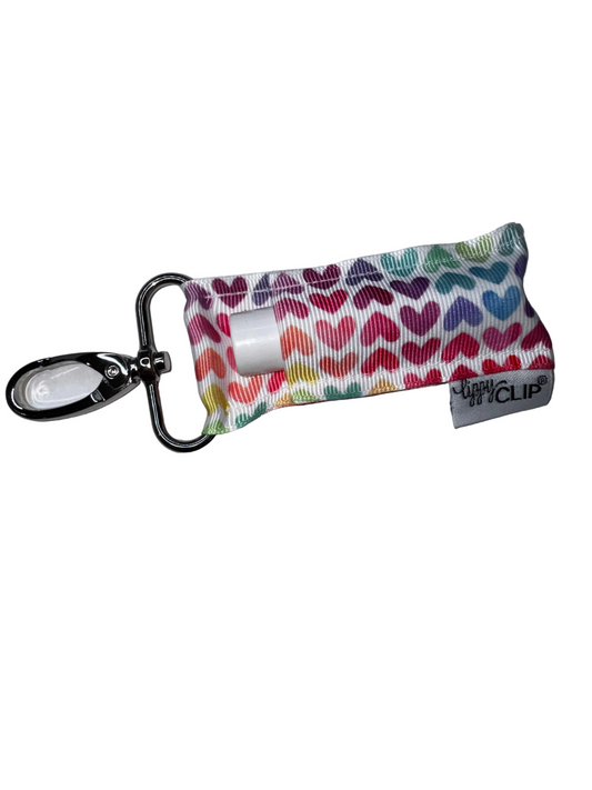 Stacked Hearts LippyClip® Lip Balm Holder