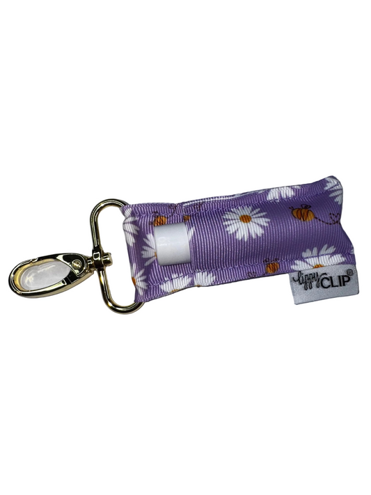 Bees and Daisies LippyClip® Lip Balm Holder