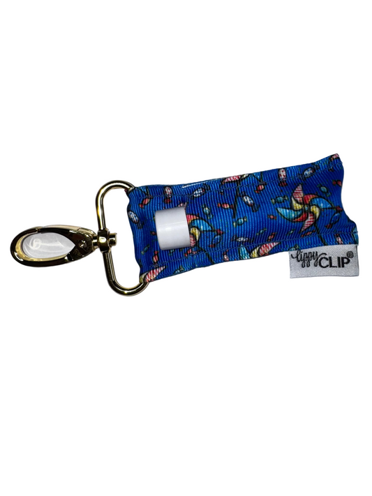 Patriotic Pinwheels LippyClip® Lip Balm Holder