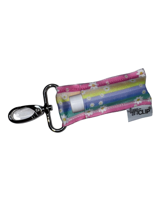 Spring Stripes LippyClip® Lip Balm Holder