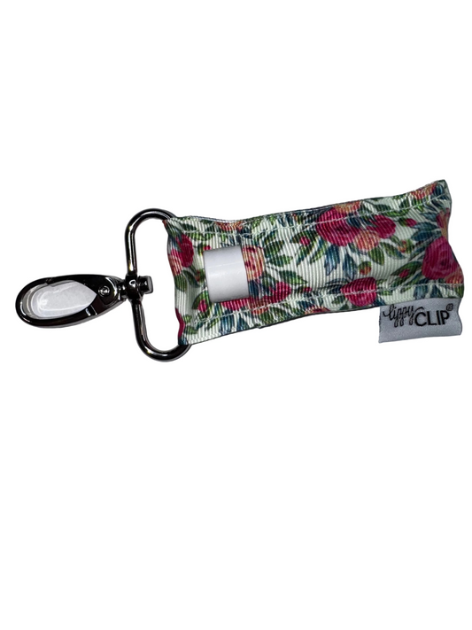 Pink Flower Bouquet LippyClip® Lip Balm Holder