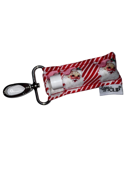Vintage Santa LippyClip® Lip Balm Holder
