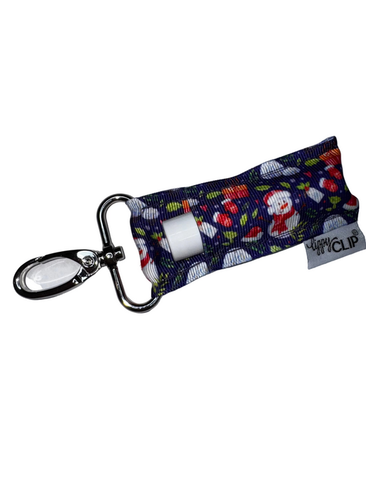 Snowman Delight LippyClip® Lip Balm Holder
