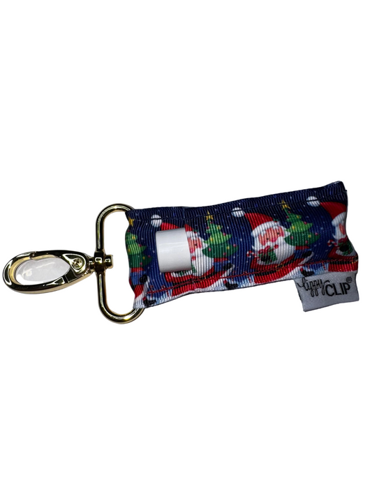 Santa's On His Way LippyClip® Lip Balm Holder