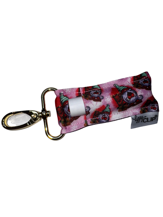 Santa's Helper Gnome LippyClip® Lip Balm Holder