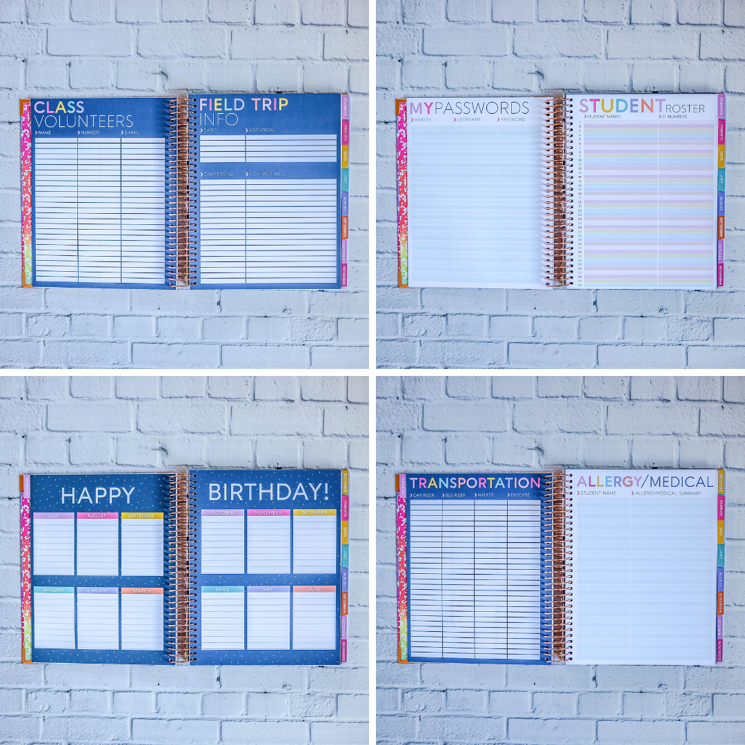 (Pre-Order) Watercolor Teacher Planner by BERTEAU & Co.