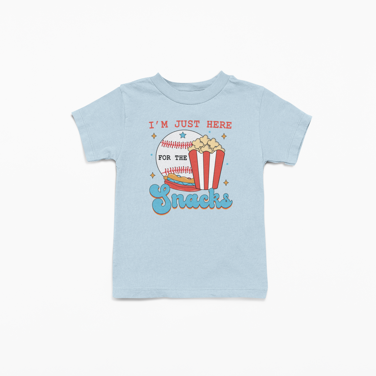 Im Just Here For The Snacks Youth & Toddler Graphic Tshirt