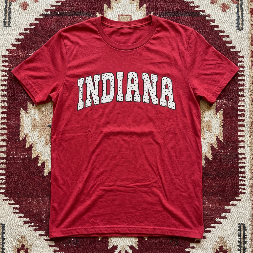 Indiana Speckled Varsity Adult Graphic Tee
