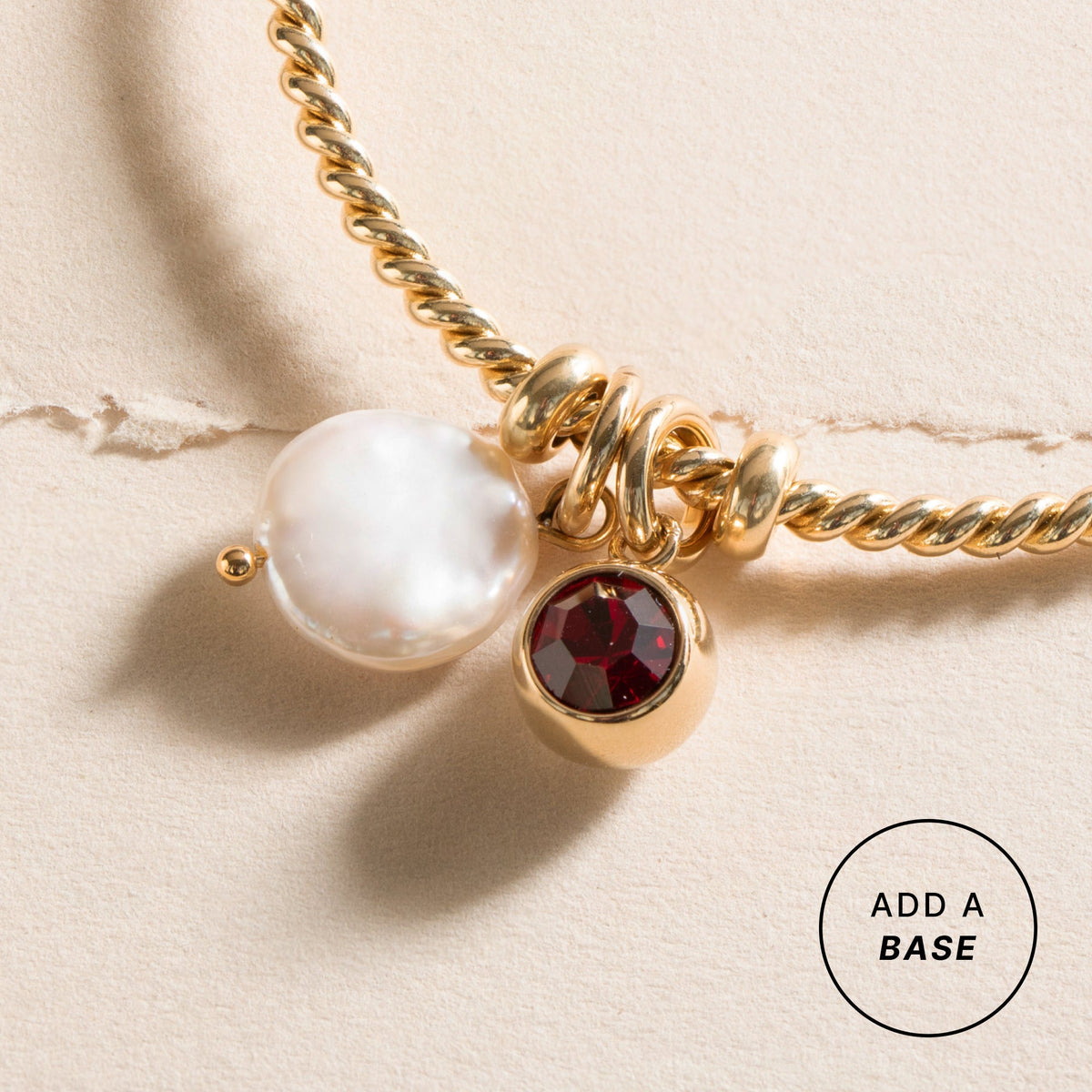 January Birthstone Interchangeable Charm