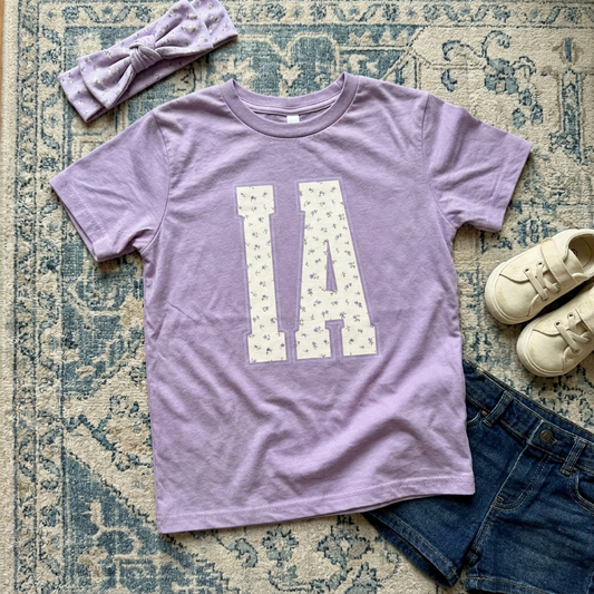 Iowa Floral Varsity Youth & Toddler Graphic Tshirt