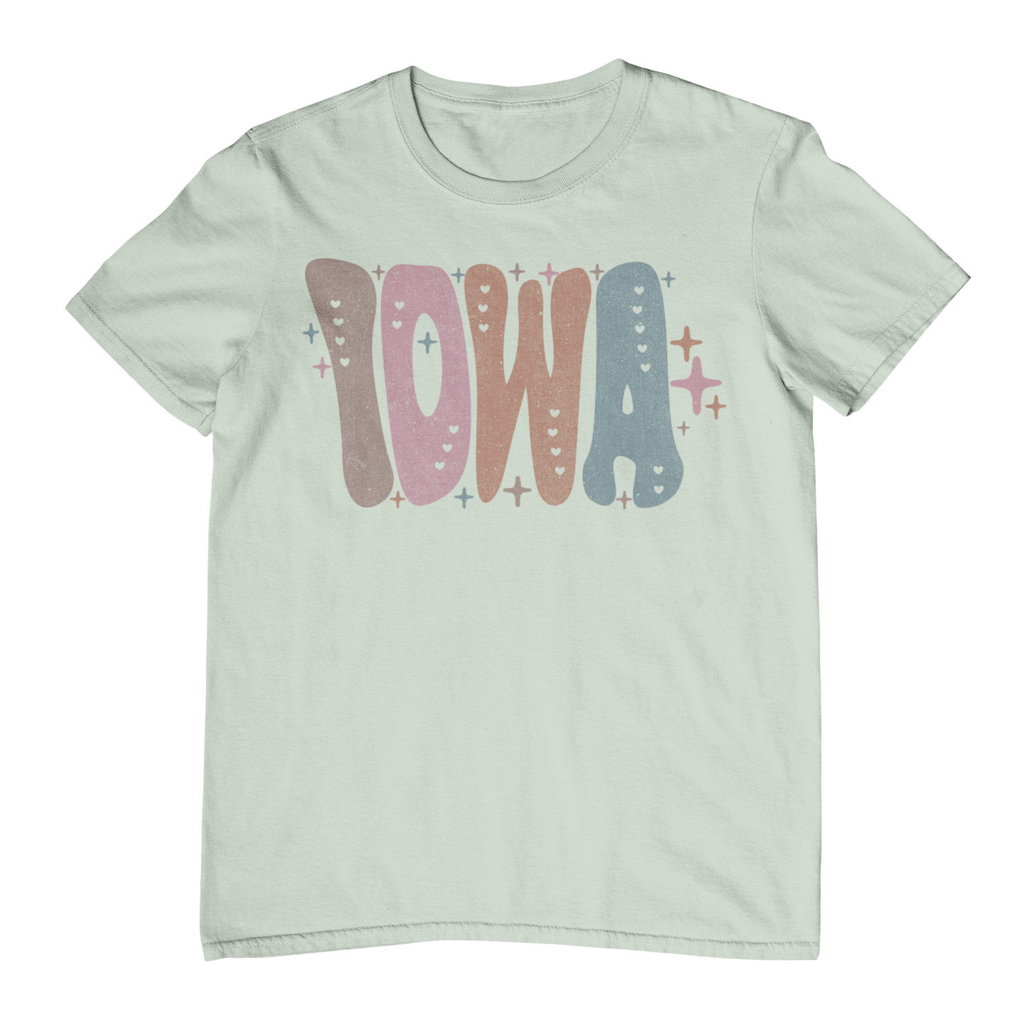 Iowa Retro Pastel Youth & Toddler Graphic Tshirt