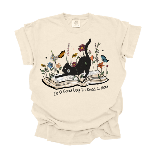 Good Day To Read A Book Graphic Tee