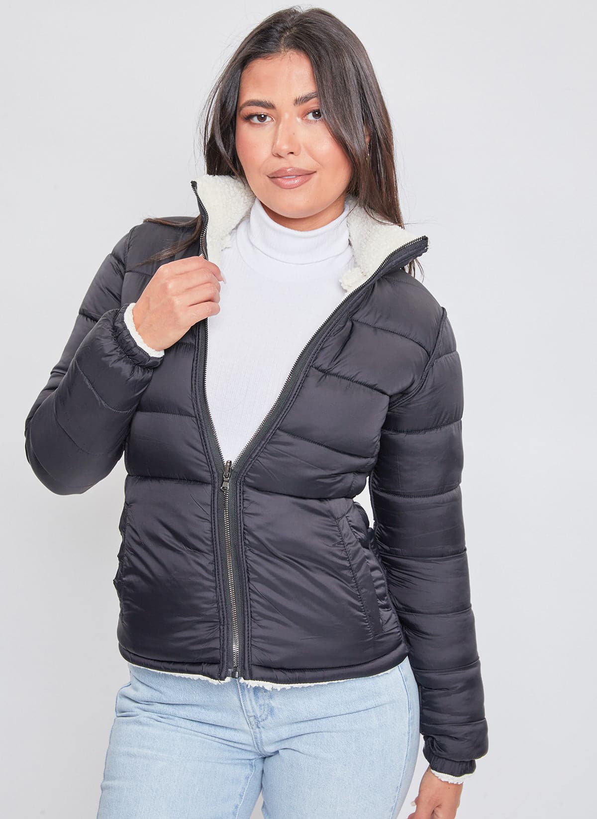 Poodle Fur Reversible Jacket