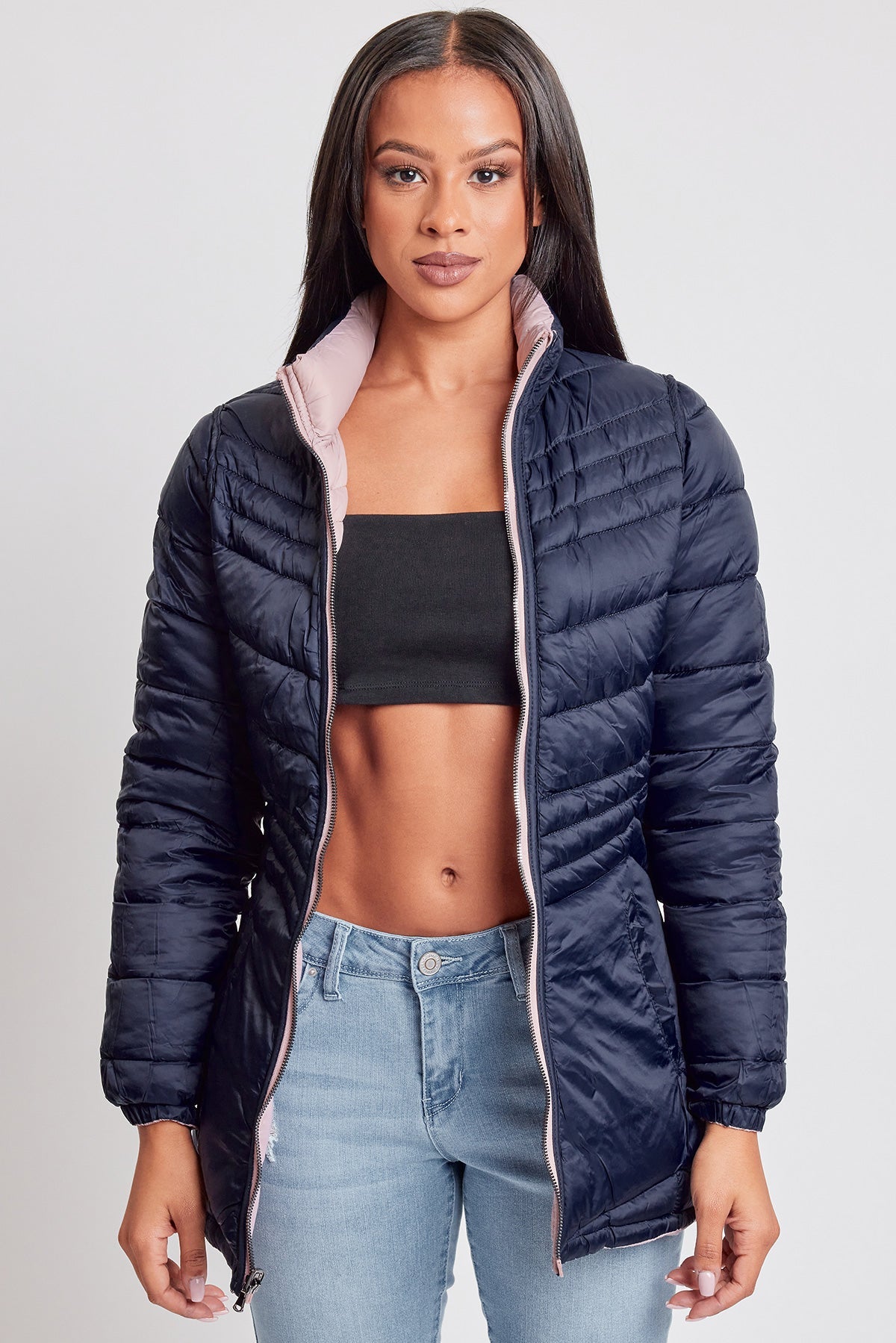 Women's Winter Reversible Puffer Jacket