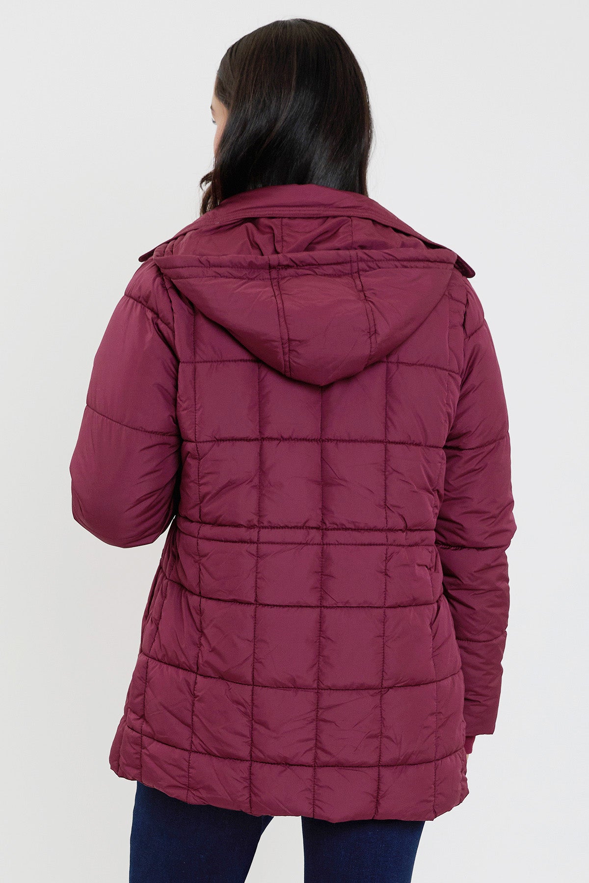 Detailed Snap Puffer Jacket