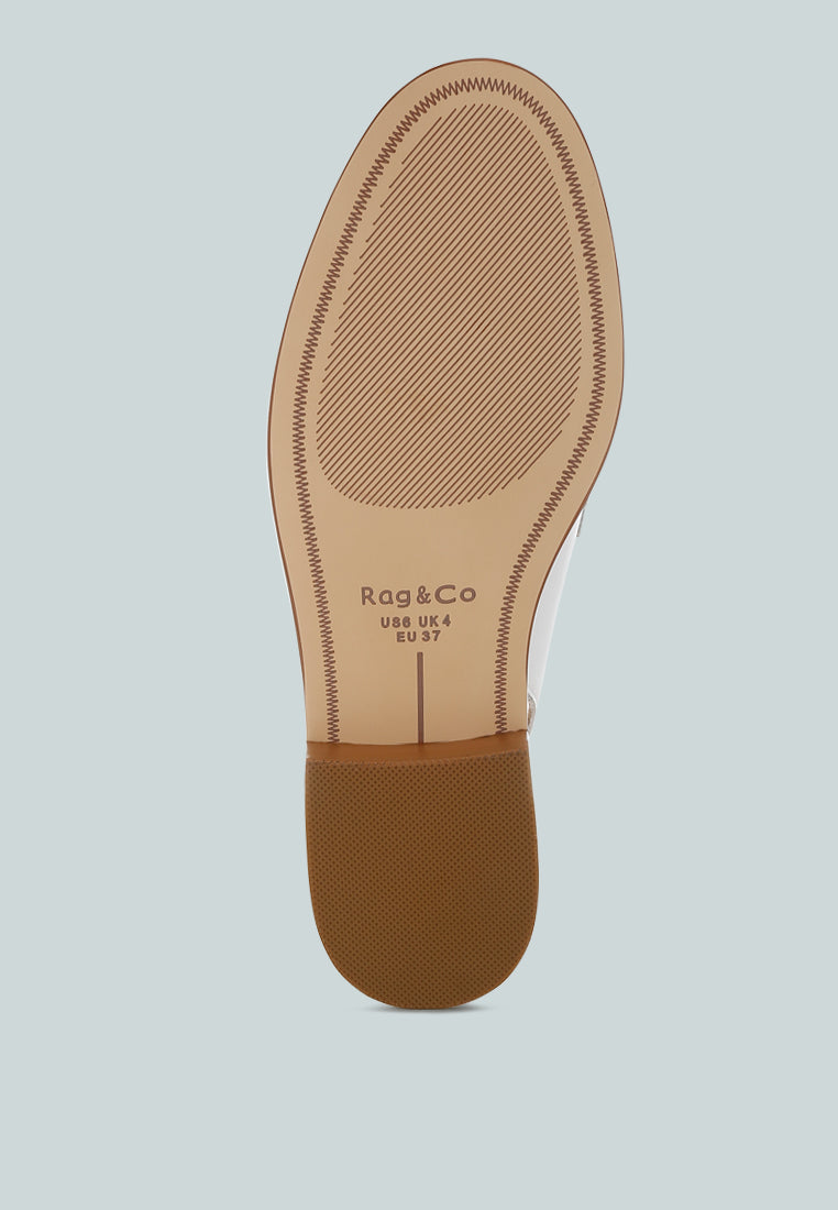 Jemykin Genuine Leather Loafer Sandals
