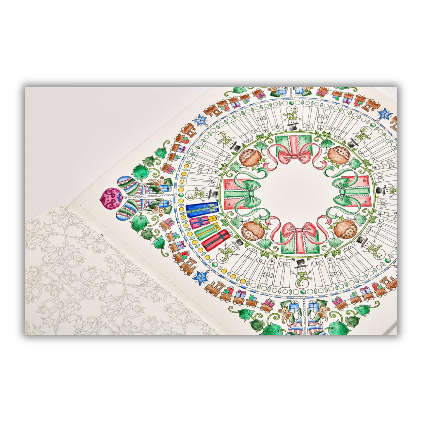 Johanna's Christmas: A Festive Coloring Book for Adults (Spiral Bound)