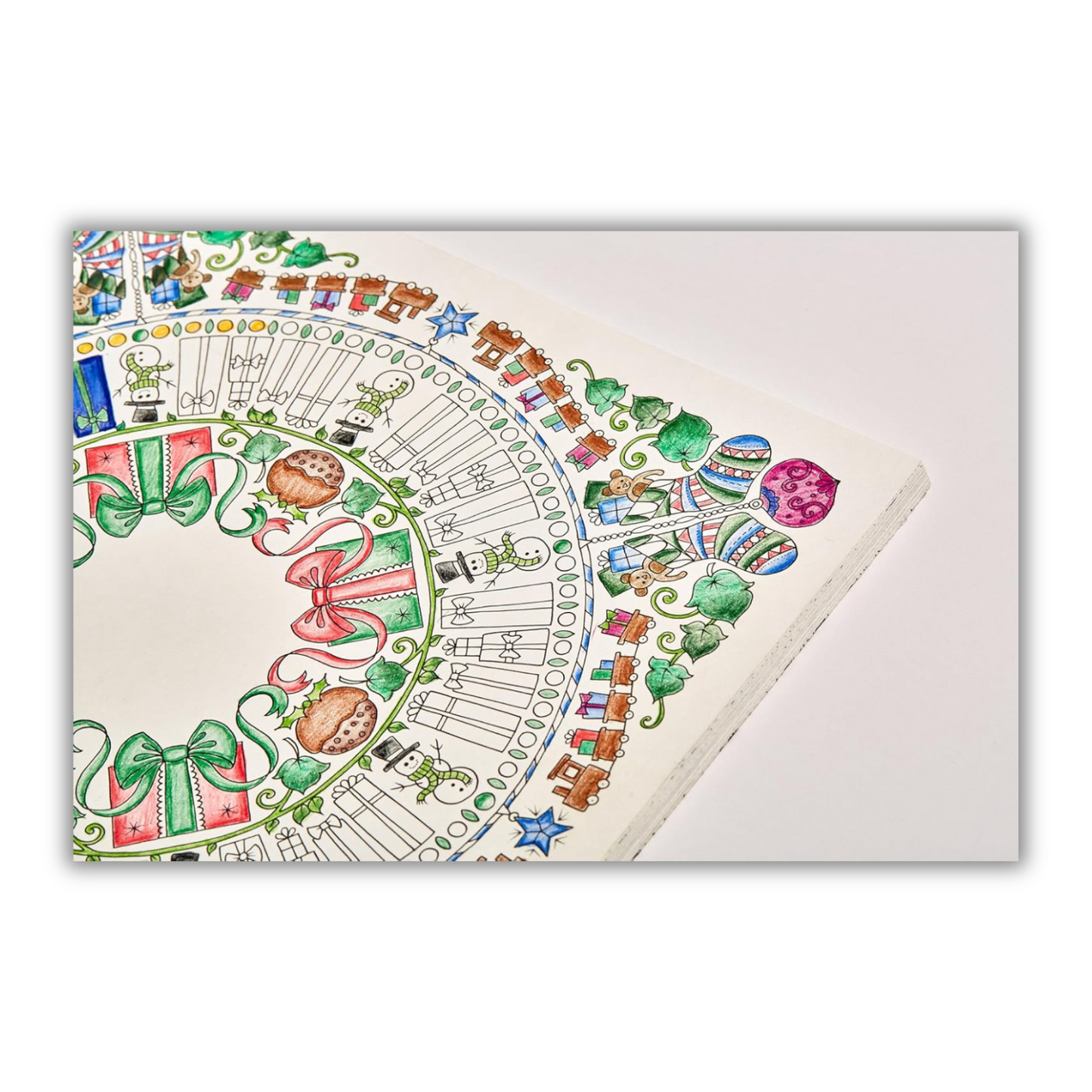 Johanna's Christmas: A Festive Coloring Book for Adults (Spiral Bound)