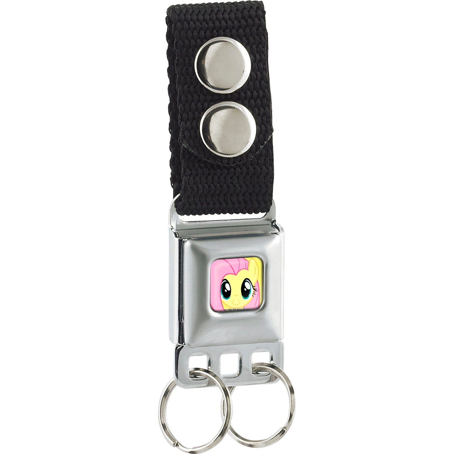 Keychain - My Little Pony Fluttershy Face Close-Up Full Color Yellow