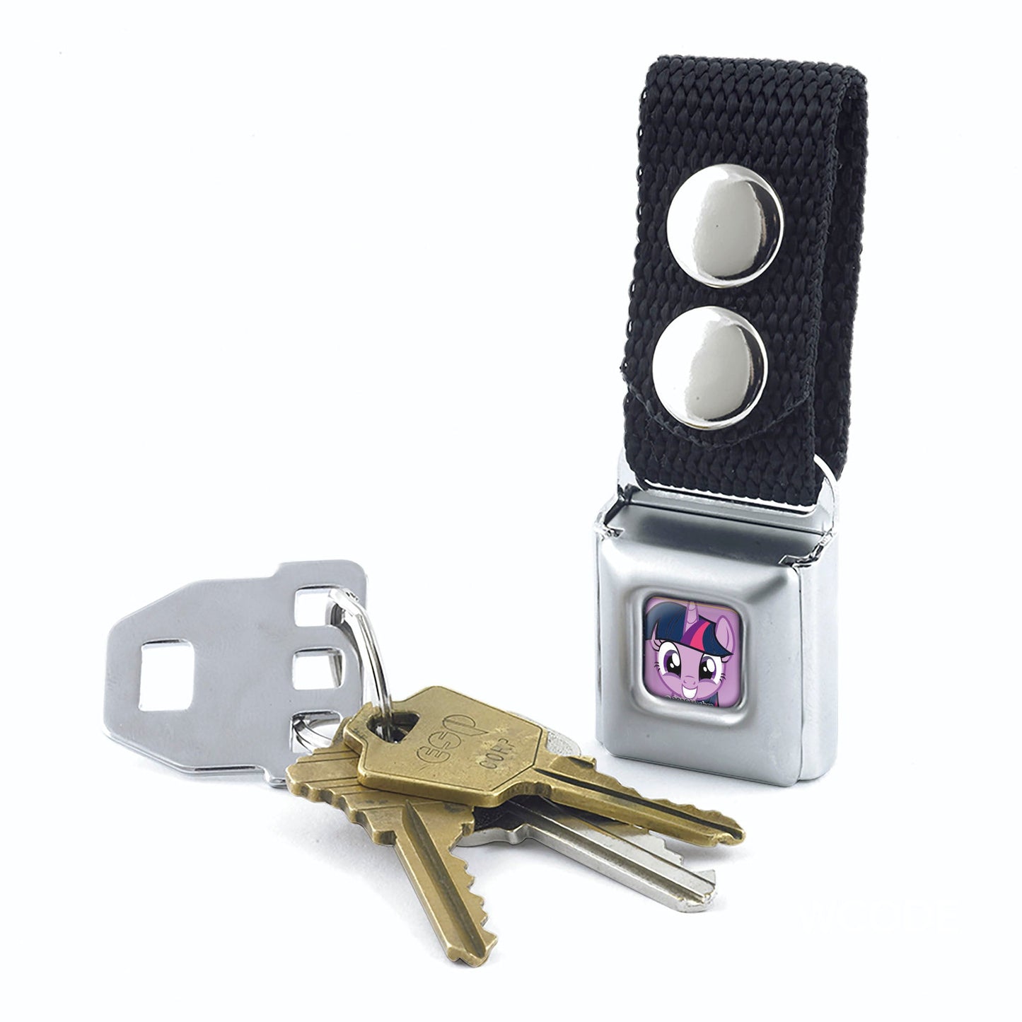 Keychain - My Little Pony Twilight Sparkle Face Close-Up Full Color Purple