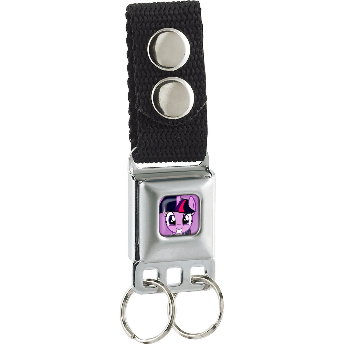 Keychain - My Little Pony Twilight Sparkle Face Close-Up Full Color Purple