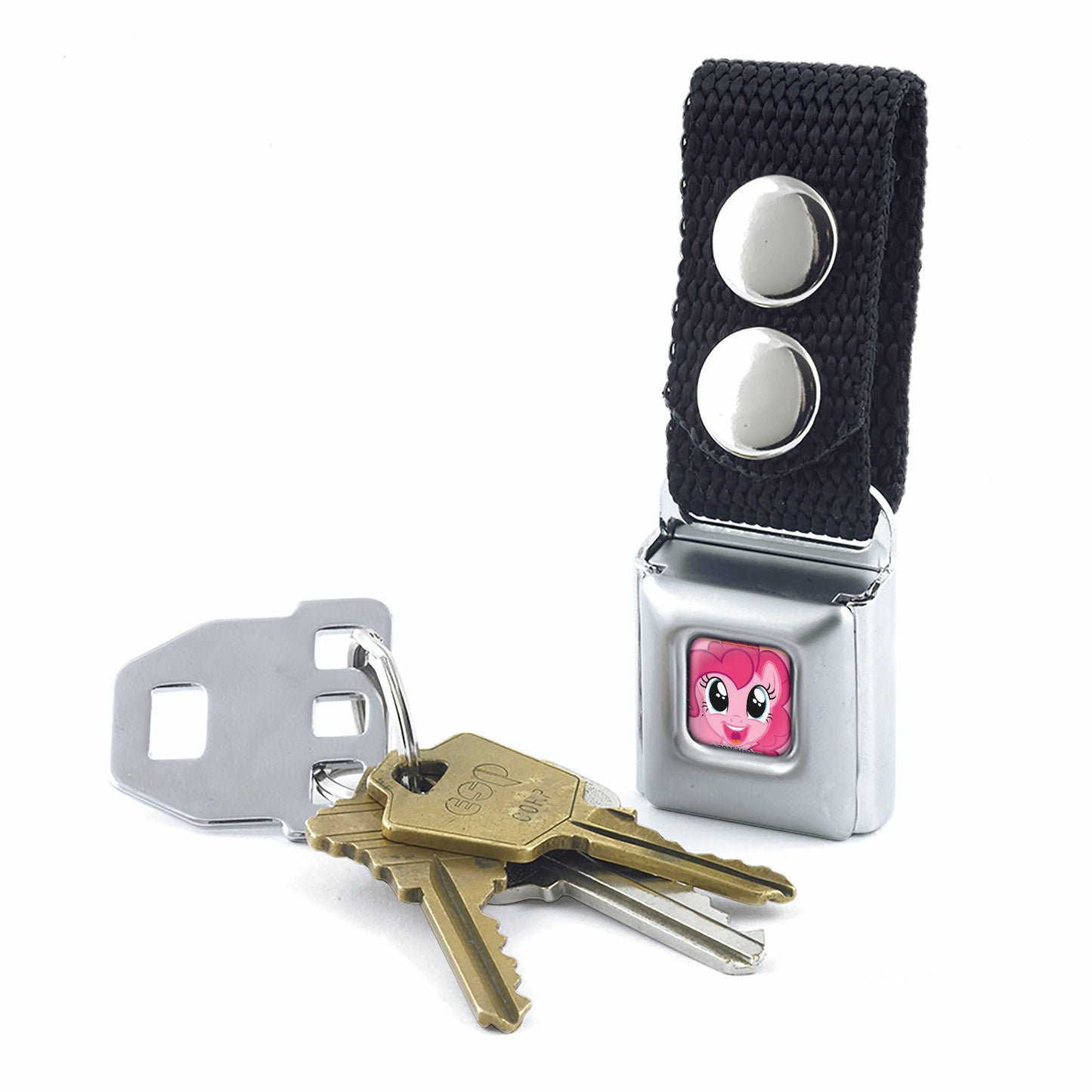 Keychain - My Little Pony Pinkie Pie Face Close-Up Full Color Pink
