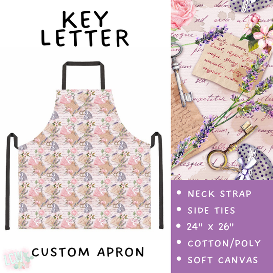 Batch #494 - Mama's Batch 2 - Closes 2/20 - ETA mid/late April - Key Letter Apron