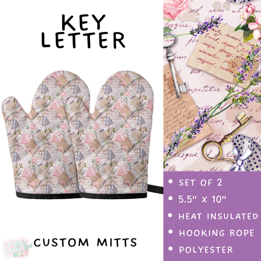 Batch #494 - Mama's Batch 2 - Closes 2/20 - ETA mid/late April - Key Letter Oven Mitts