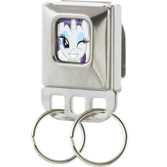 Keyholder - My Little Pony Rarity Face Close-Up Full Color Gray