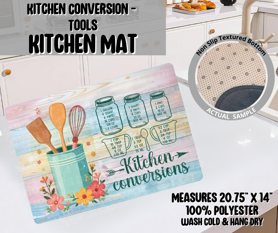 Kitchen Conversion- Tools Kitchen Mat