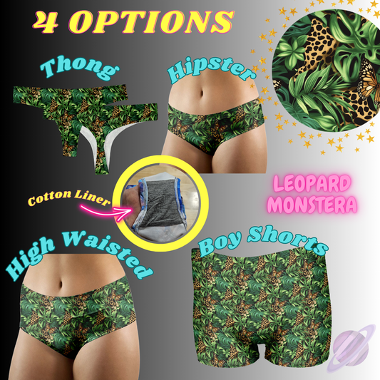 LEOPARD MONSTERA-Underwear Run 2-Preorder Closing 6/18