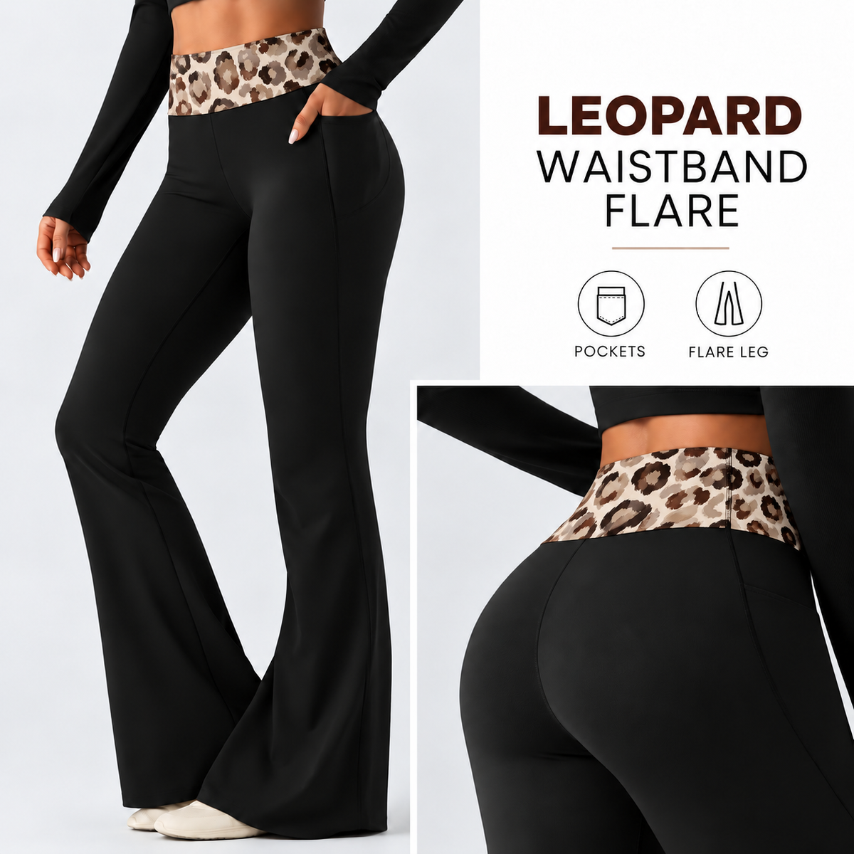 LEOPARD-PATTERN WAIST FLARE-PREORDER CLOSING 10/7 , ETA LATE DEC.