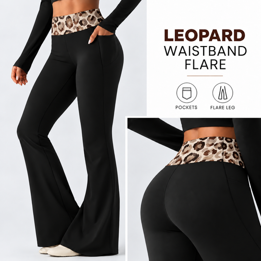LEOPARD-PATTERN WAIST FLARE-PREORDER CLOSING 10/7 , ETA LATE DEC.