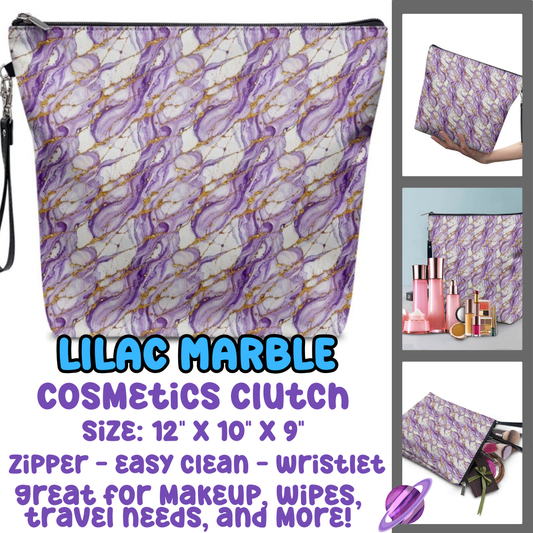 LILAC MARBLE - COSMETIC CLUTCH RUN 3 PREORDER CLOSES 9/17