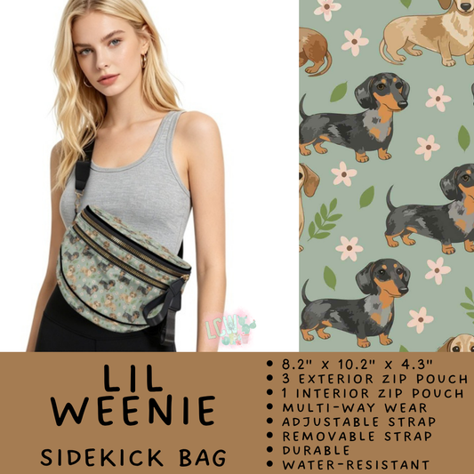 Batch #579 - Sidekick Bags 2 - Closes 9/2 - ETA early November - Lil Weenie Sidekick Bag