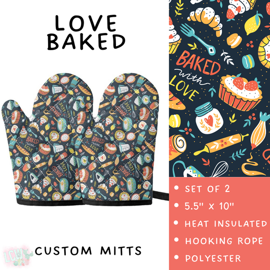 Batch #494 - Mama's Batch 2 - Closes 2/20 - ETA mid/late April - Love Baked Oven Mitts
