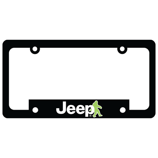 License Plate Frame - Jeep Sasquatch