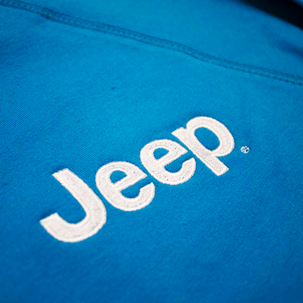 Ladies Jeep® Text Embroidered Fleece Jacket - Multiple Colors-FINAL SALE