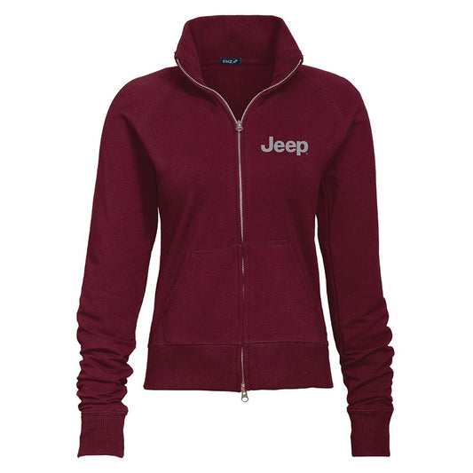 Ladies Jeep® Text Embroidered Fleece Jacket - Multiple Colors-FINAL SALE