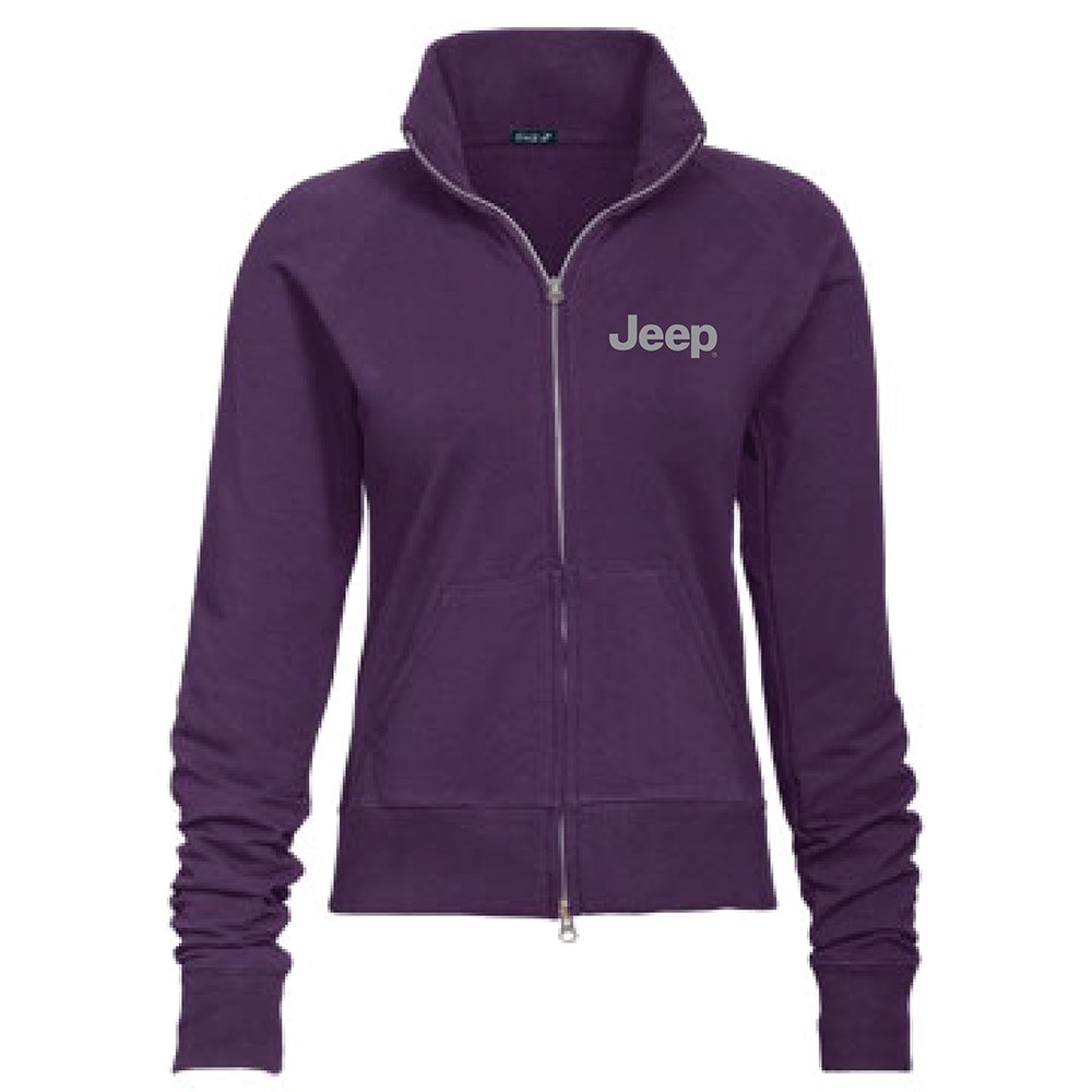 Ladies Jeep® Text Embroidered Fleece Jacket - Multiple Colors-FINAL SALE